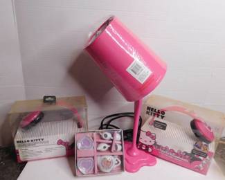 Hello Kitty Headphones & Whoopsy Lamp
