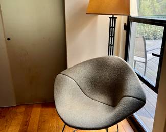 Knoll international midcentury vintage Harry Bertoia diamond chair 