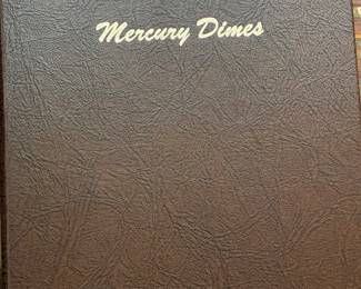Books of vintage Mercury Dimes ( these are NOT complete!)