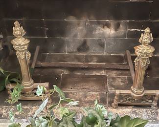 beautiful pair of Andirons
