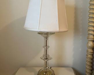Quality Brass and Glass Lamp