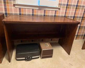 Part of 3 piece  Oak Office Desk