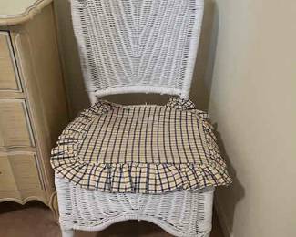 wicker chair