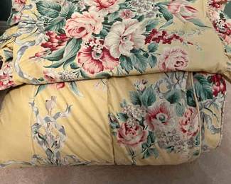 Ralph Lauren comforter and shams