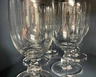 Set 5 iced tea goblets
