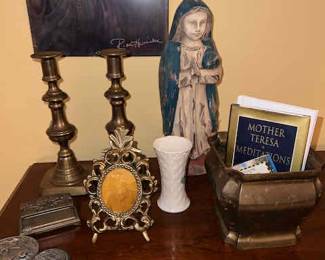 Reproduction Icons and brass accessories