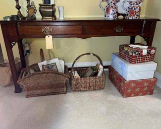 Mahogany Console table