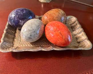 Marble Eggs, Florentine tray