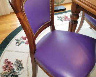 Louis XV dining chairs