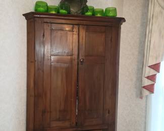 Antique corner cabinet