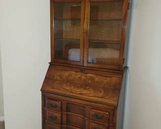 Drop down antique secretary desks