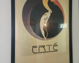 Ert'e signed poster