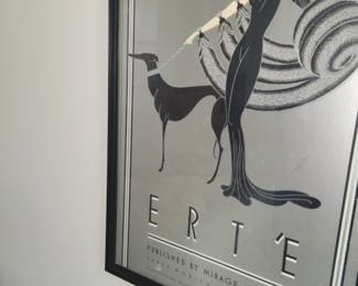 Ert'e signed poster