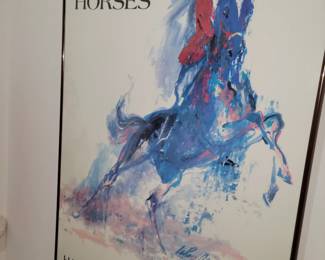 Signed LeRoy Neiman - Horses