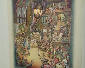 Signed Richard Sedlow print