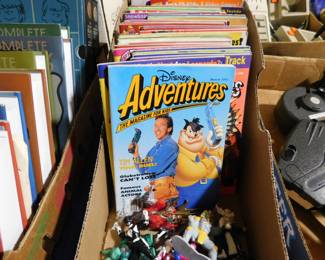 Disney books magazines figures