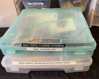 Scrapbooking supplies