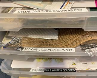 Scrapbooking supplies