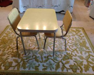 Retro child's table and chairs