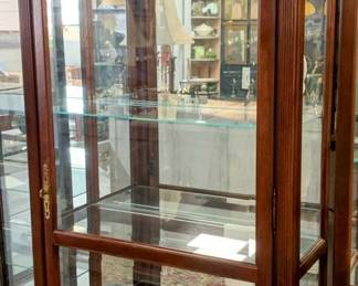 High End Lighted Mirrored Display Cabinet