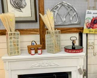 White fireplace mantle, electric fireplace heater insert