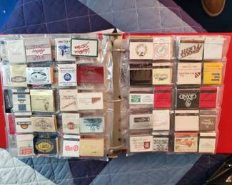 Match Book Collection - Several Binders Full