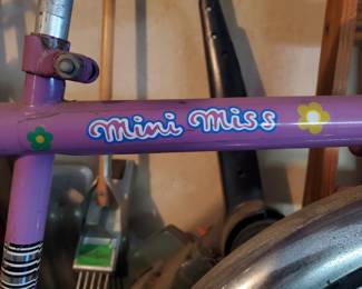 Mini Miss Girls Vintage Bike