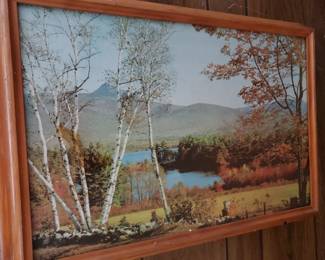 Back Lit Painting on Glass