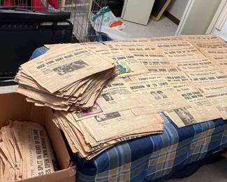  07 Massive Collection Of WWII Indianapolis Newspapers Front Page