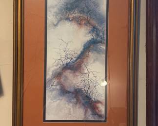 C.Winterle Orson Art And Colored Glass Stemware 