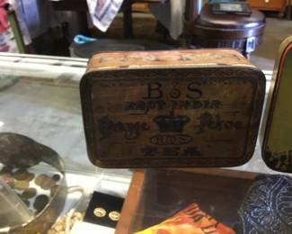 Large collection of tins