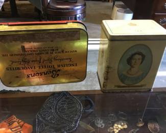 Large collection of tins