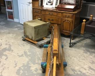 ANTIQUE SAFE, dresser, wood