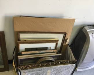 Larger framed art collection 