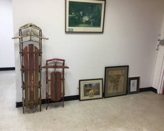 Sleds and art