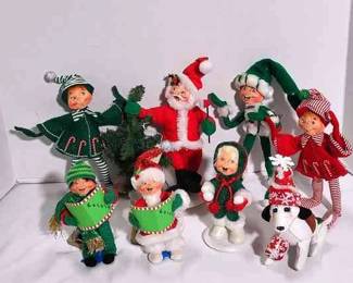 Anna Lee Christmas Caroling Dolls