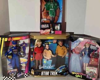 Career Girls Barbies Including Star Trek