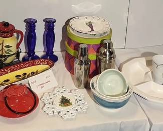 Entertainment Lot Serving dishes, etc