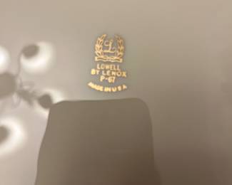 Lenox china plates