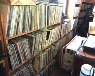 To all you record collectors we will see you in a couple of hours as you scan the over 6000 records