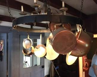 Antique Copper Cookware, Pots & Pans....remember to look up too