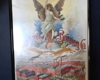 Indianapolis Brewing Company advertisment....many local, state and national advertising items.
