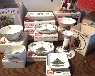 Spode Christmas Tree China...all in original boxes, unused