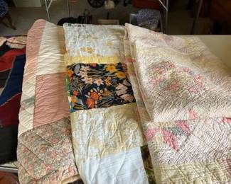 Antique hand made quilts