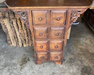 asian inspired cabinet