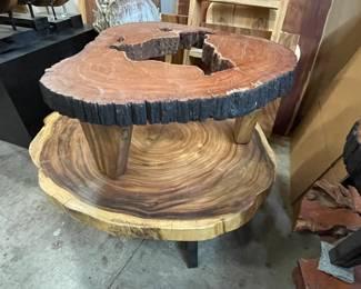 natural wood coffee tables