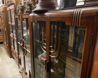 vintage art deco cabinets