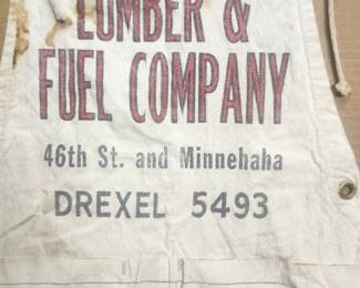 Vintage Apron Northern Lumber and fuel company