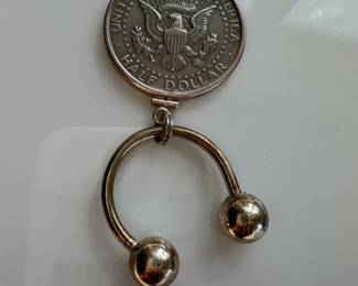 Key ring half a dollar