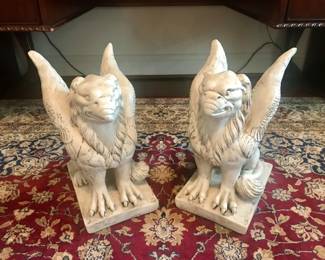Pair of Gargoyle statues